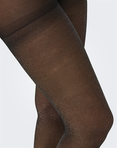 Only - ONLEa 20 Den Lurex Strømpebukser - Black